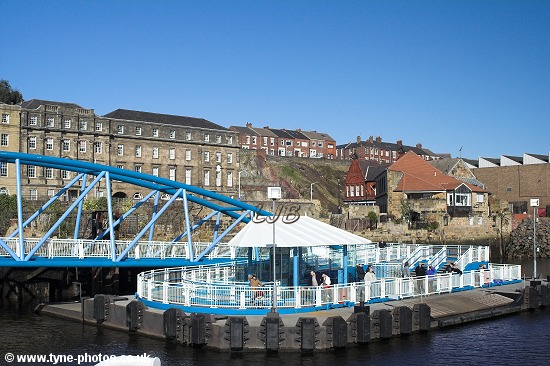 The ferry landing at North Shields.