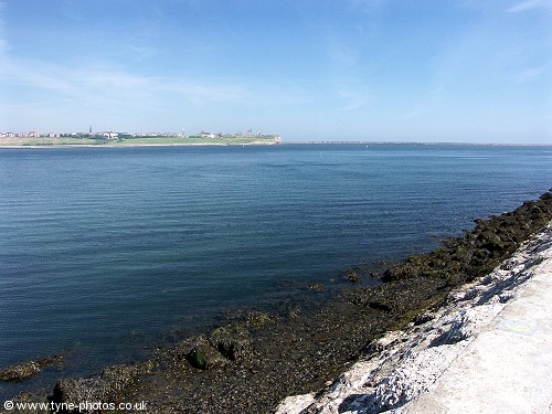 View to the mouth of the River Tyne.