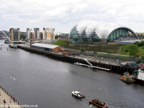 View of The Sage from the Tyne Bridge.