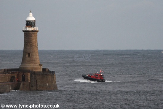 Tyne Pilot Boat Norman Forster on a stormy afternoon.