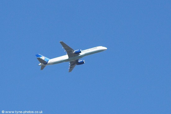 It also crosses a flightpath from Newcastle Airport.