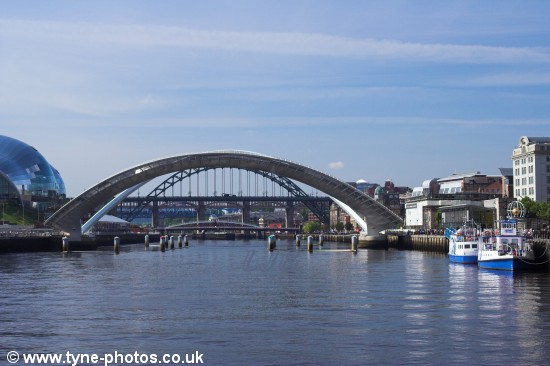 The Millennium Bridge opening.