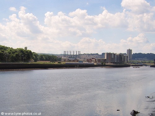 View across the River Tyne towards Dunston.