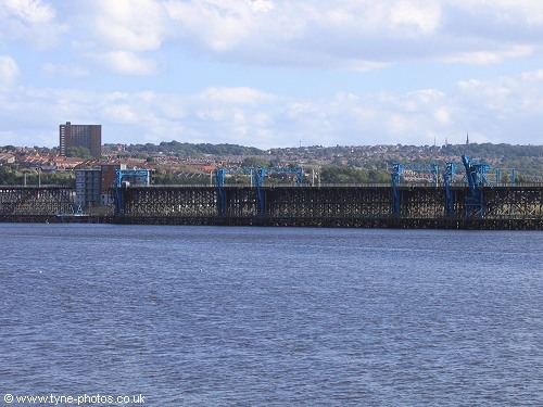 A closer view of Dunston Staithes.