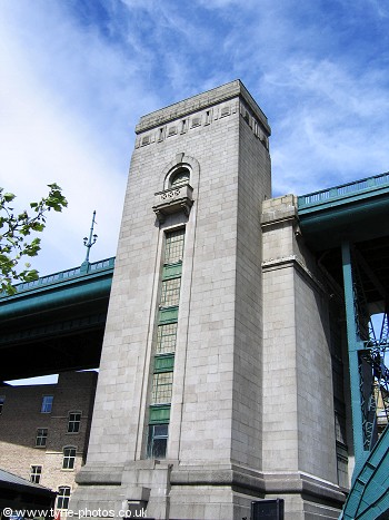 Tyne Bridge north tower.