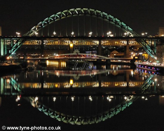 Tyne Bridge at Night.