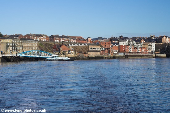 View of the landing at North Shields from the ferry.