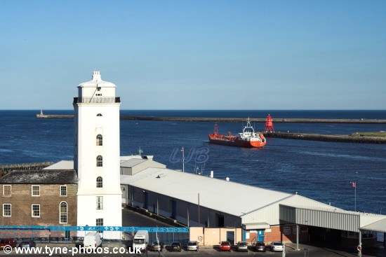Chemical Tanker Alcedo passing Herd Groyne.