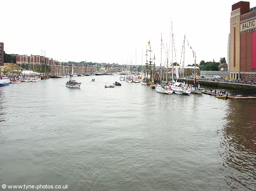 View downstream from the Millennium Bridge.