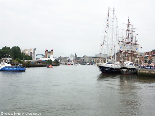 View upstream from Ouseburn.