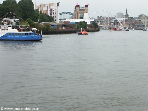 View upstream from Ouseburn.