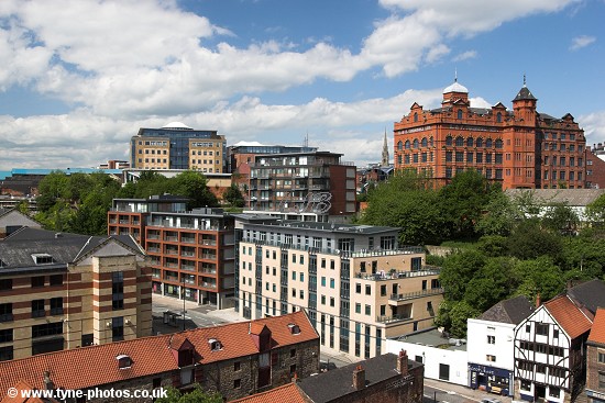 Turnbull Building seen from the High Level Bridge.