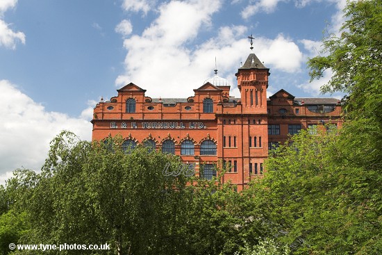 Turnbull Building seen from the High Level Bridge.