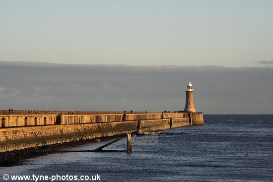 View along Tynemouth Pier.